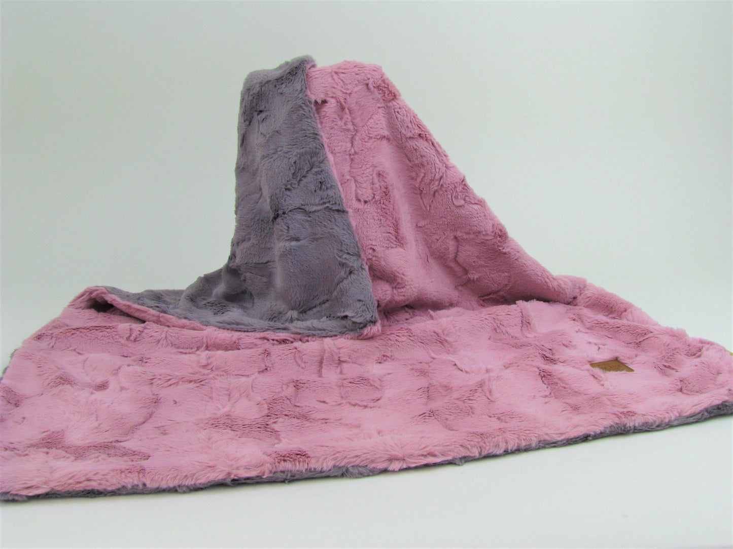 Two Toned Baby Blanket - Pink