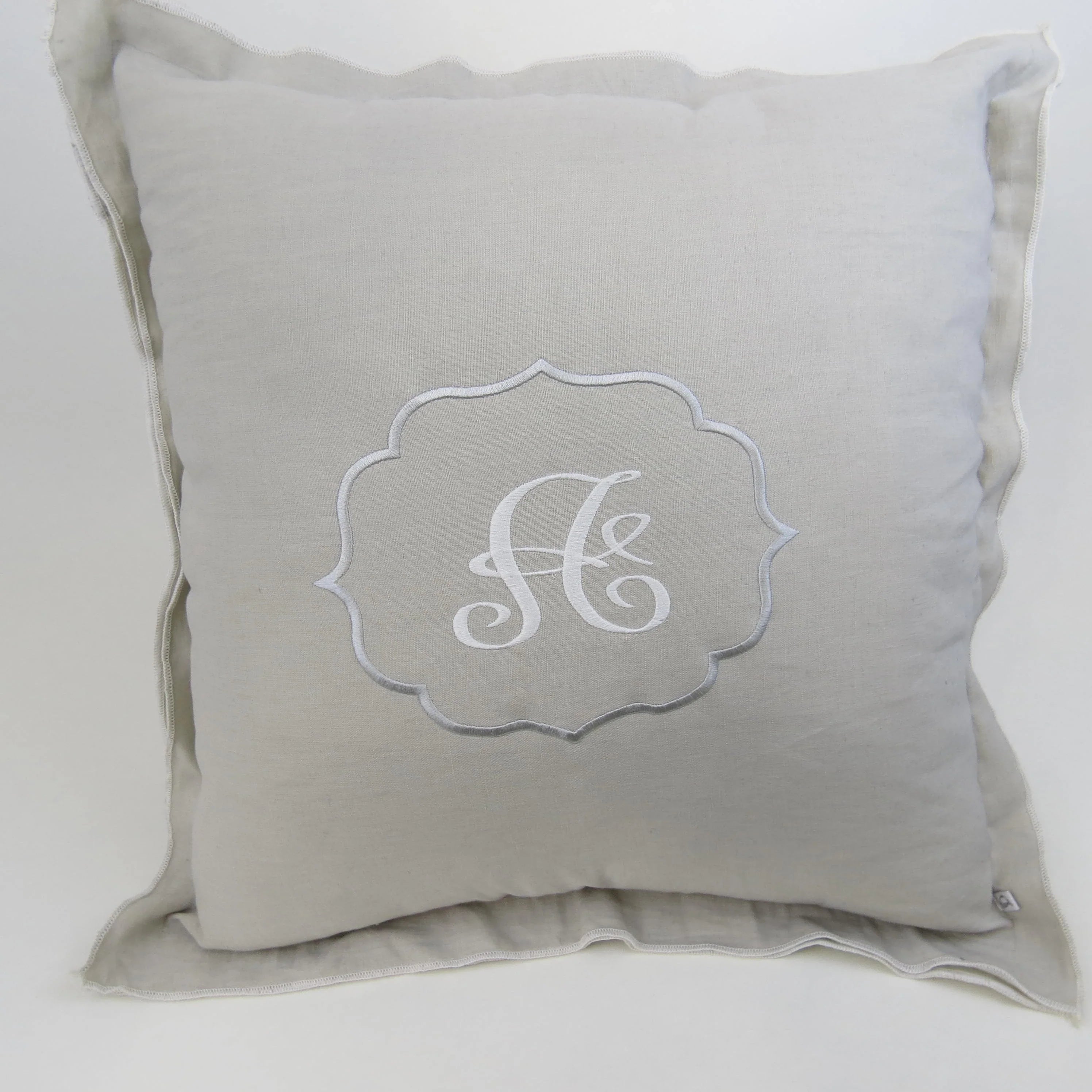 Monogrammed Pillowcases and Pillows