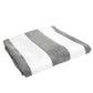 Cabana Striped Beach Towel - Grey
