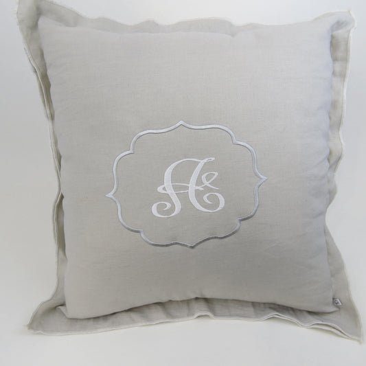 Linen Blend Decorative Pillow