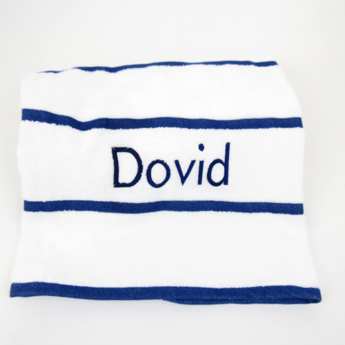 Striped Beach Towel - Blue