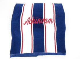 Red White and Blue Luxury Beach Towel