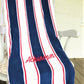 Red White and Blue Luxury Beach Towel