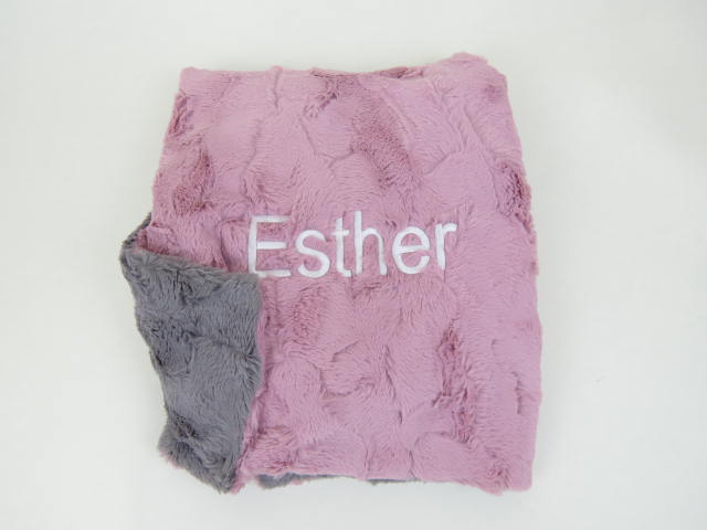 Two Toned Baby Blanket - Pink