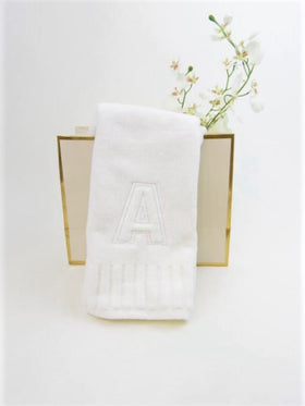 Fingertip Towels - Set of Two/White