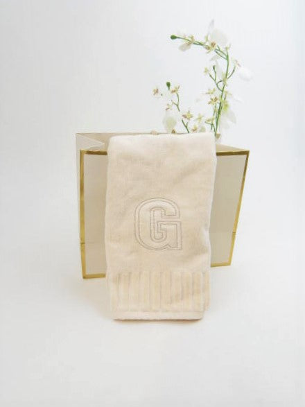 Fingertip Towels - Set of Two/Cream