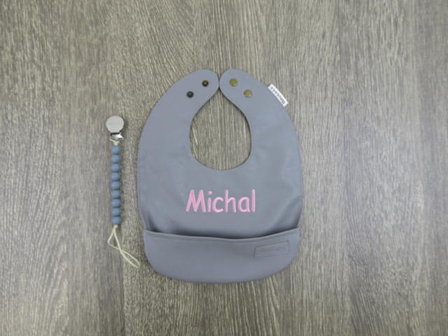 Vegan Leather Bib Set