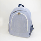 Navy Striped Backpack