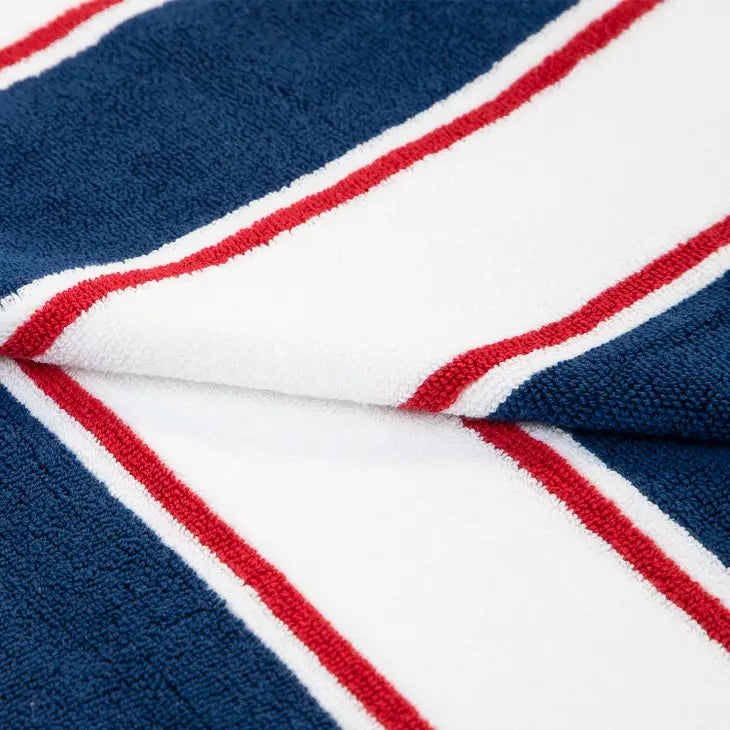 Red White and Blue Luxury Beach Towel