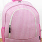 Pink Striped Backpack