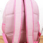 Pink Striped Backpack