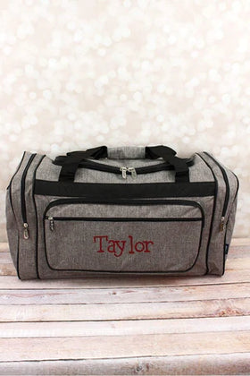 Shop our gray duffle bags at Starbox Gifts