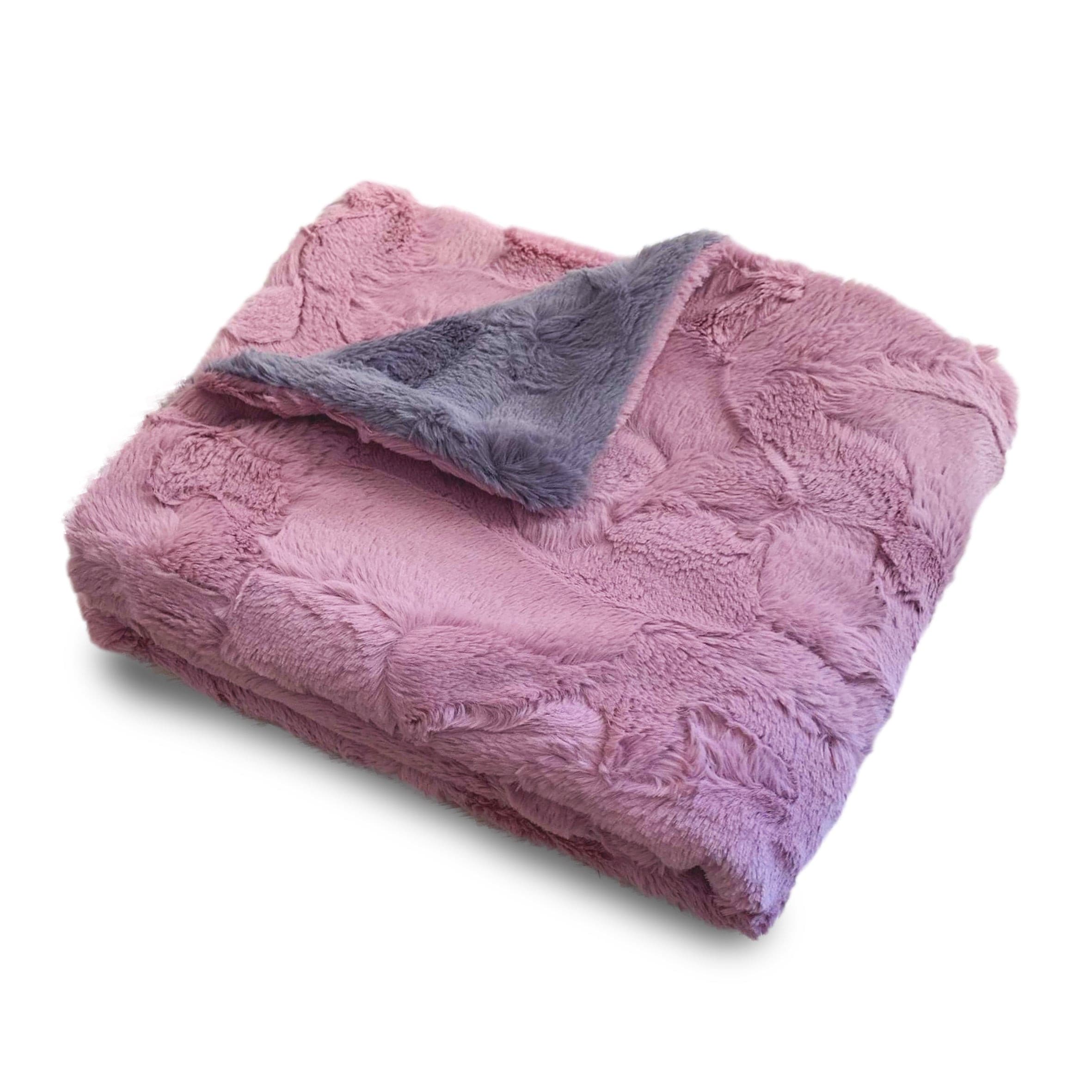 Two Toned Baby Blanket - Pink